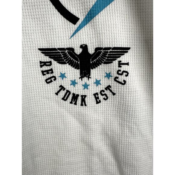 Ecko Unlimited E72 Thermal Long Sleeve Y2k Style Shirt White Black Mens 2XL XXL‎ - Picture 5 of 9